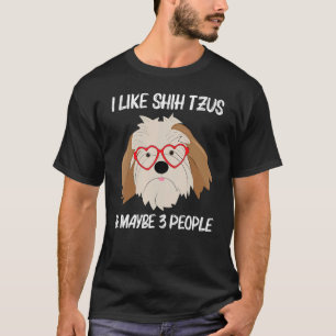 T-shirt Cute Shih Tzu Pour Homme Jouet Doggie Race