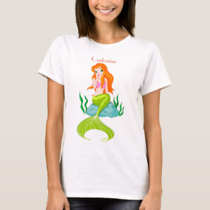 T-shirt Cute Sirène Redhead Thunder_Cove