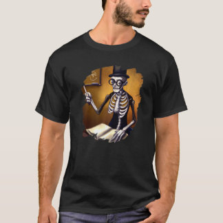 T-shirt Cute Skeleton Teacher Professor School Halloween