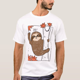 T-shirt Cute sloth