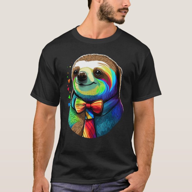 T-shirt Cute Sloth  Animal on Sloth 2 (Devant)