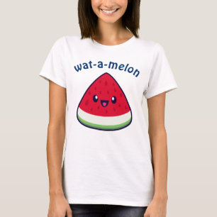 T-shirt Cute Smiling Kawaii Watermelon