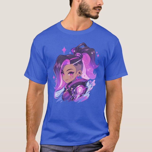 T-shirt Cute Sombra girl (Devant)