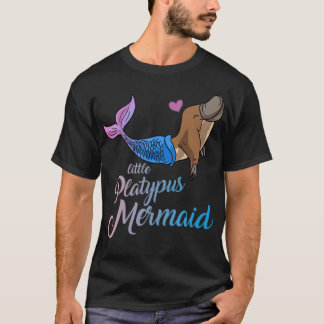 T-shirt Cute Sous La Mer Petite Platypus Mermaid canine