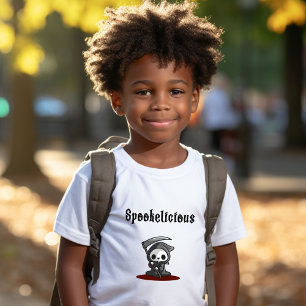 T-shirt Cute Spookelicious Halloween Grim Reaper
