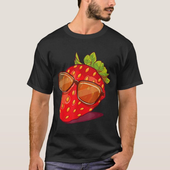 T-shirt Cute Strawberry Fruit Lover Aesthetic Summer Gift  (Devant)