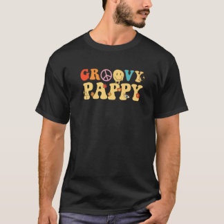 T-shirt Cute Super Pappy Retro Super Retro