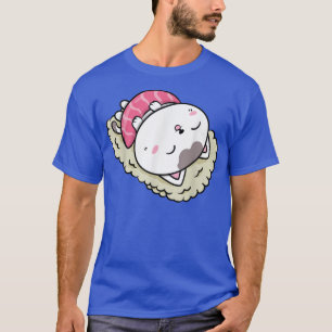 T-shirt Cute Sushi Chat Kawaii Anime Neko Animal Animal An