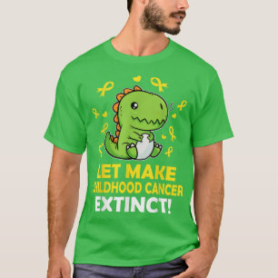 T-shirt Cute T Rex Dinosaur Faisons de l'Ex Cancer de l'En