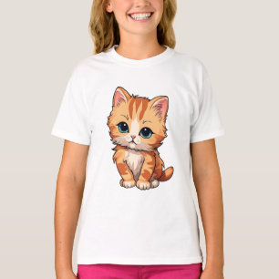 T-shirt Cute tabby Chat