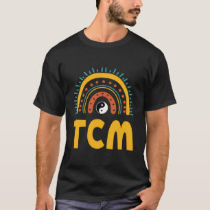 T-shirt Cute Tcm Boho Arc-en-ciel avec Yin Yang Outfit Lov