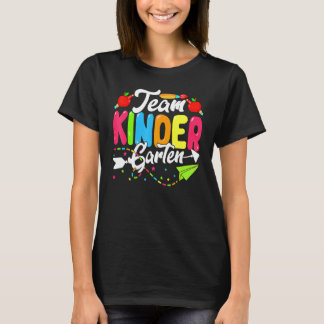 T-shirt Cute Team Kindergarten Back To School First Day Of