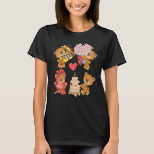 T-shirt Cute Teddy Bear Crew Stuffy Jouet Jamais trop vieu