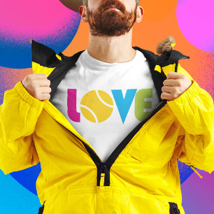 T-shirt Cute Tennis LOVE - adulte