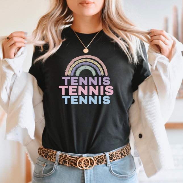 T-Shirt Cute Tennis Rainbow (Créateur téléchargé)