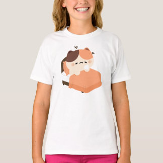 T-shirt Cute Tired Tortie Cat 