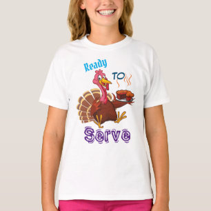 T-shirt Cute Turquie Thanksgiving thème