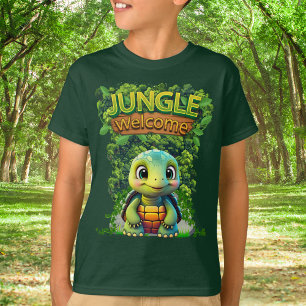 T-shirt Cute Turtle Faune Animal Tortoise Caractère 🐢