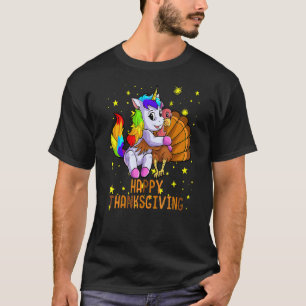 T-shirt Cute Unicorn Accrocs Turquie Bons thanksgivings fi