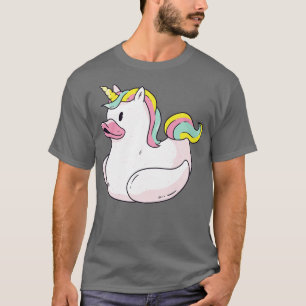 T-shirt Cute Unicorn Caoutchouc Ducky