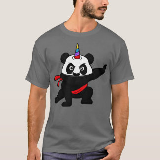 T-shirt Cute Unicorn Panda Ninja Guerrier Enfants Cadeau