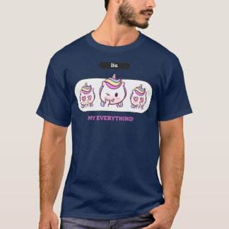 T-shirt Cute Valentine Unicorn Essentiel
