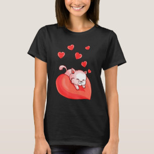 T-shirt Cute Valentines Day Chat Love Hearts