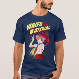 T-shirt Cute Waifu Matériel Adorable Fille Kawaii