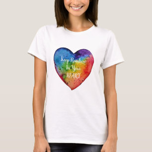 T-shirt Cute Watercolor Rainbow