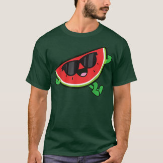 T-shirt Cute Watermelon Fruit Relaing Lazy Watermelon 