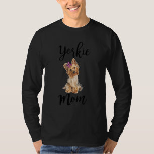 T-shirt Cute Yorkie Maman Chien Vêtements