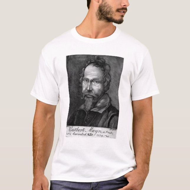 T-shirt Cuthbert Mayne, 1579 (Devant)