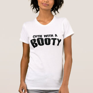 T-shirt Cutie avec une pièce en t de butin