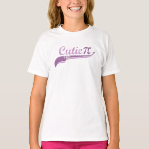T-shirt Cutie Pi Geek fille Funny Swoosh