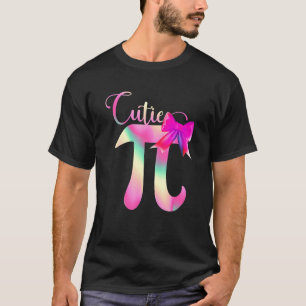 T-shirt Cutie Pi Happy Pi Day Bow Cravate Numéro Math Étud