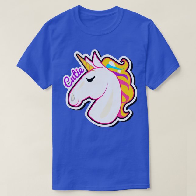 T-shirt Cutie Unicorn (Design devant)