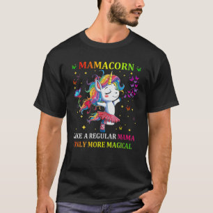 T-shirt Cutie Unicorn Mamacorn Comme Une Mama Seulement Pl