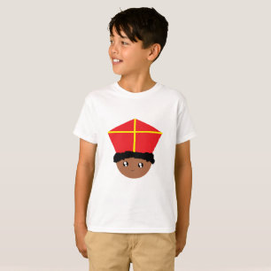 T-shirt Cutieful Kids Art St. Nicholas Miter Zwarte Piet