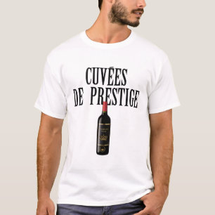 T-shirt cuvee prestige vin rouge alcool humour bouteille 