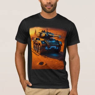 T-shirt Cyber Desert Tank Tee – Armure Futuriste au Couche