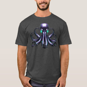 T-shirt Cyber Octopus - Créature maritime futuriste