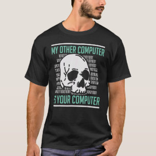 T-shirt Cyber-piratage Cybersécurité Sécurité de l'ordinat