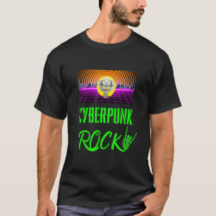 T-shirt Cyber-punk hard rock style pour cyber rock peo