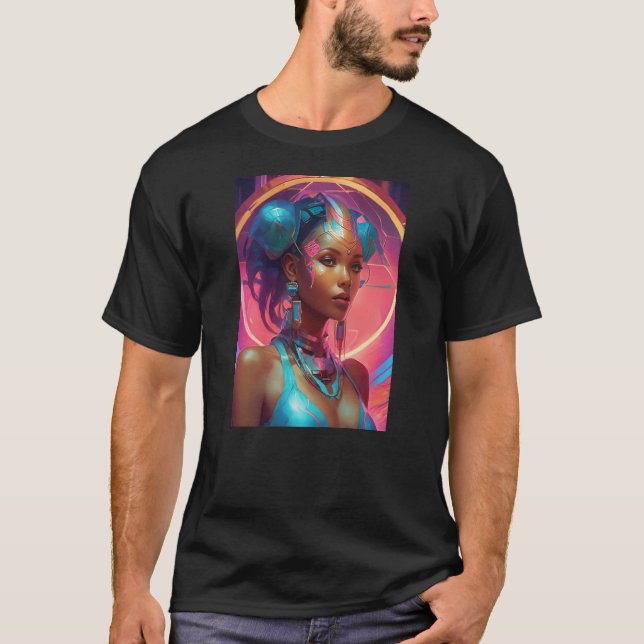 T-shirt Cyber-reine (Devant)