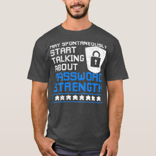 T-shirt Cyber Sécurité drôle Mot de passe Force