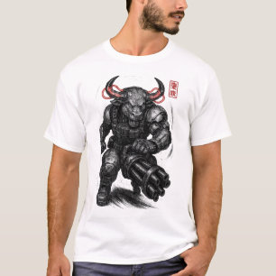 T-shirt Cyberpunk Bull (Berserker)