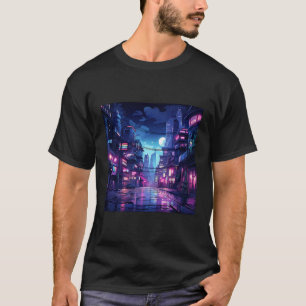 T-shirt Cyberpunk City Tech