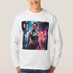 T-shirt 🌌 Cyberpunk Pop Art Esthétique urbaine futurist