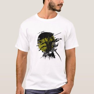 T-shirt Cyberpunk Samurai Grunge japonais Graphisme Tee