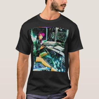 T-shirt Cyberpunk Spacegirl